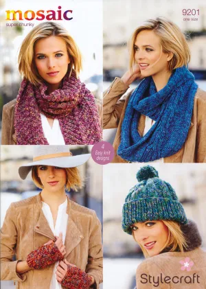 Accessories in Stylecraft Moasic Super Chunky (9201)