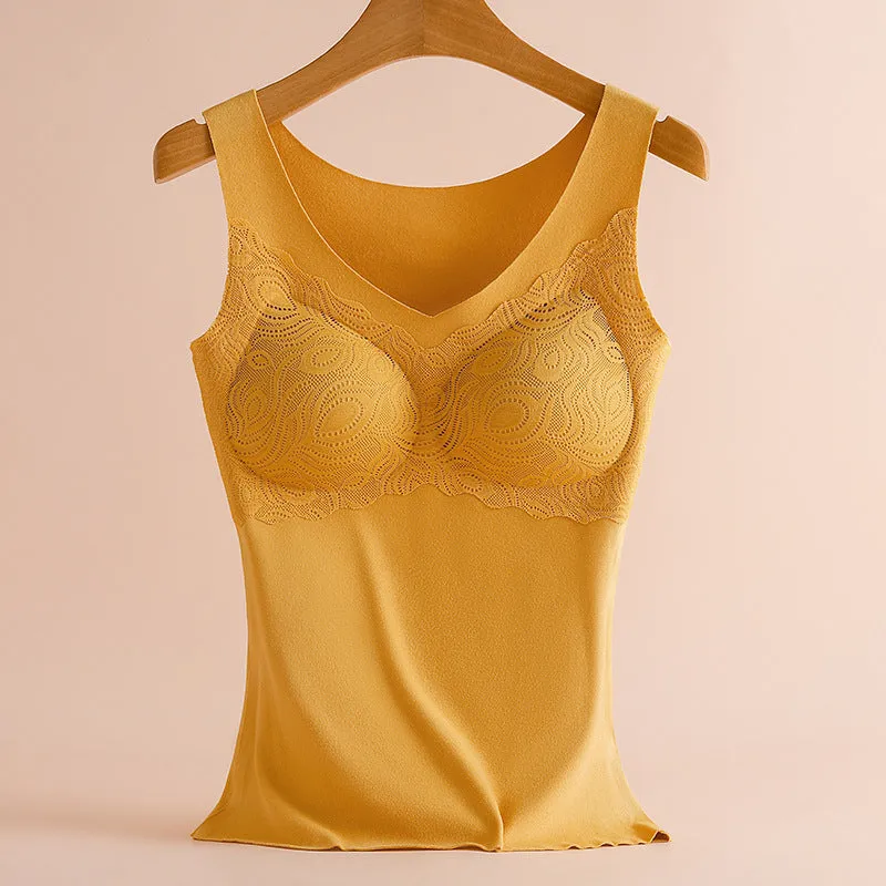 Autumn And Winter Ginger Self-heating Dralon Cationic Thermal Underwear
