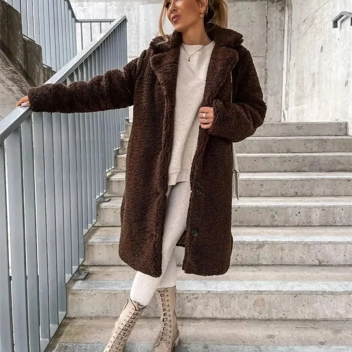 Ava™ - Warm Embrace Teddy Coat