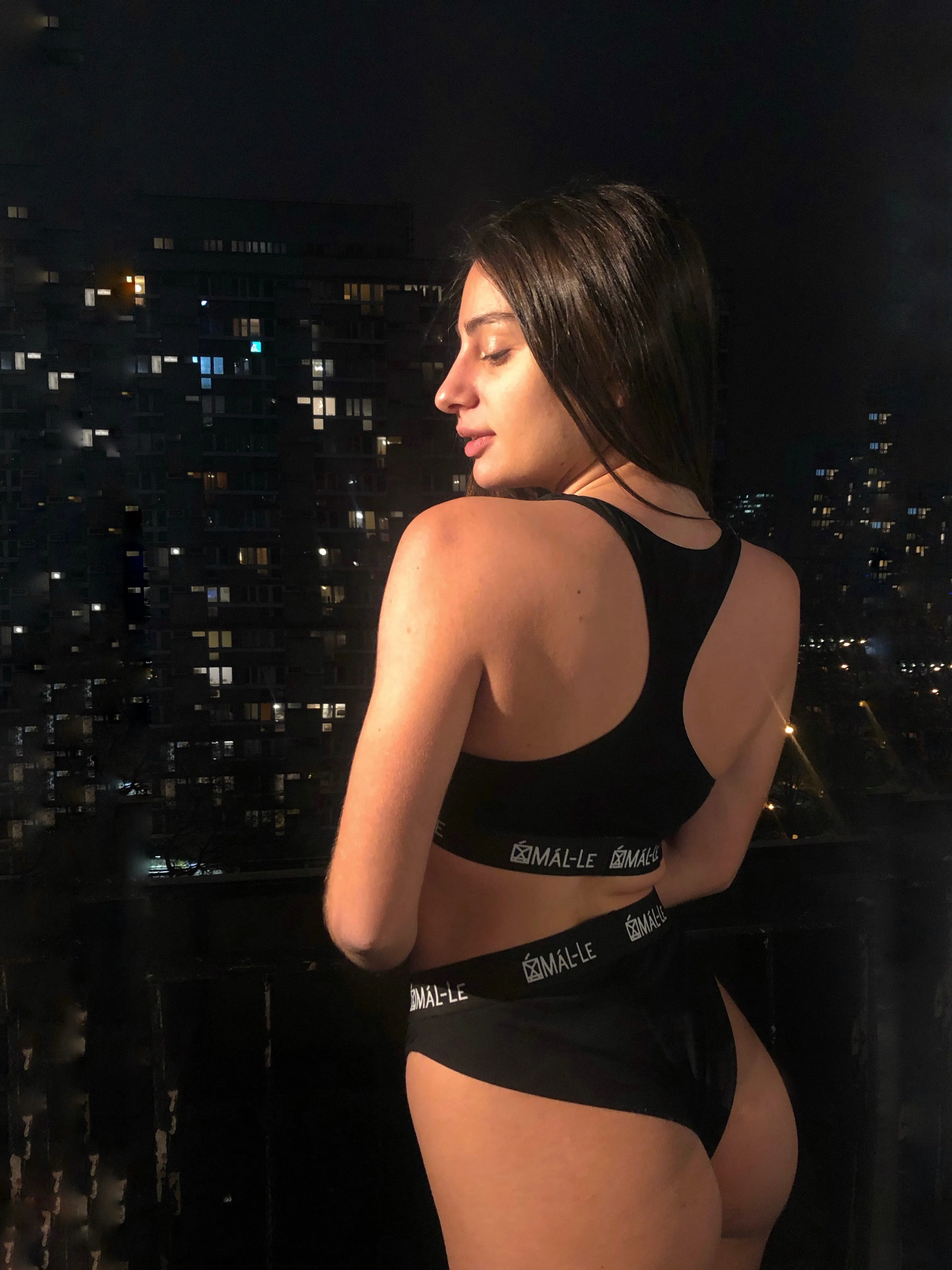 Basic Black Sporty Bra