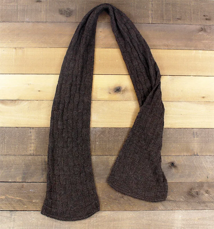 Basketweave Suri Scarf
