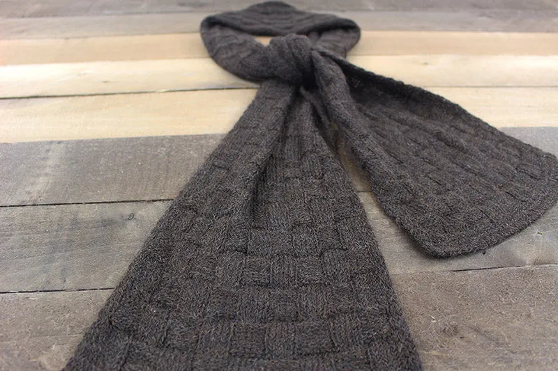 Basketweave Suri Scarf