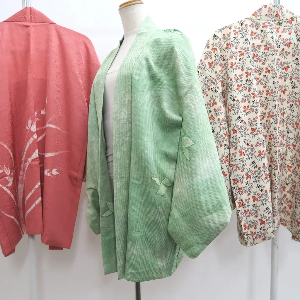 Bundle 15pcs Silk Haori Jacket Wholesale Bulk Free Shipping #538
