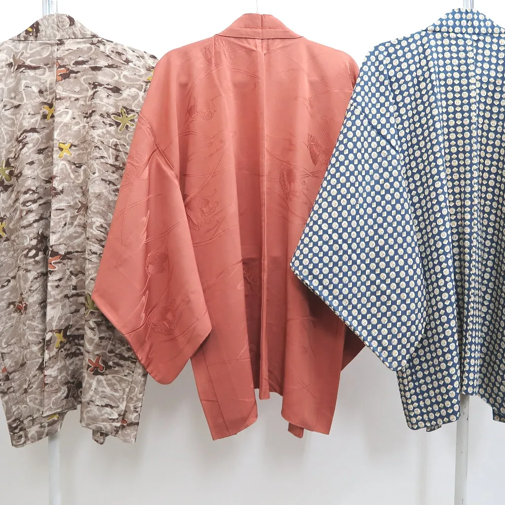Bundle 15pcs Silk Haori Jacket Wholesale Bulk Free Shipping #538