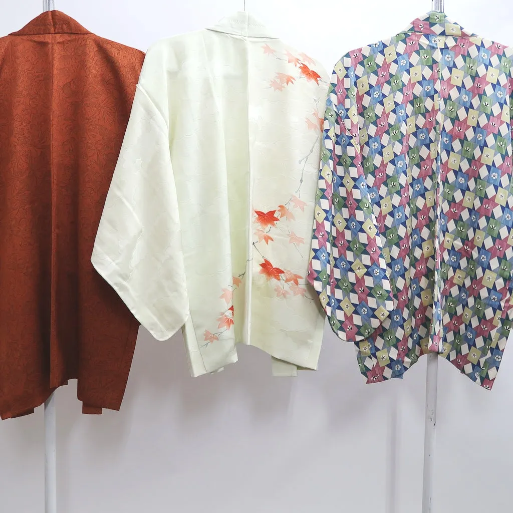 Bundle 15pcs Silk Haori Jacket Wholesale Bulk Free Shipping #566