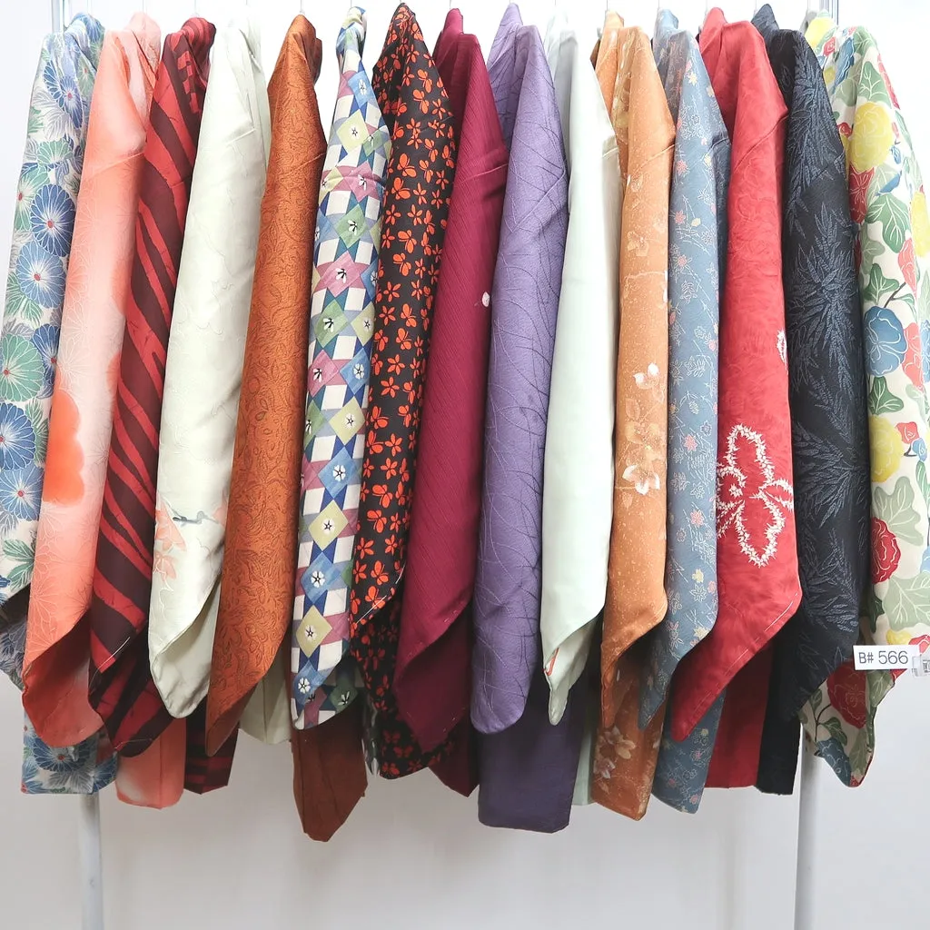 Bundle 15pcs Silk Haori Jacket Wholesale Bulk Free Shipping #566