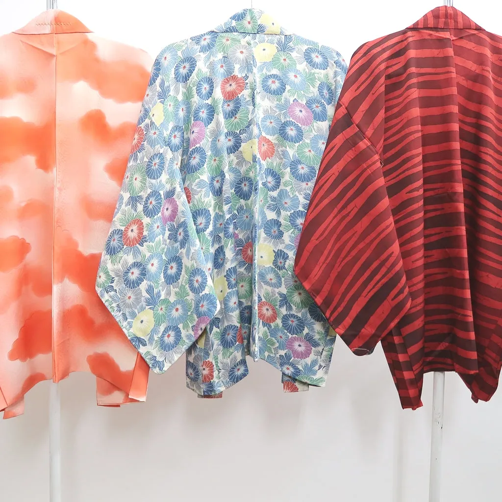 Bundle 15pcs Silk Haori Jacket Wholesale Bulk Free Shipping #566