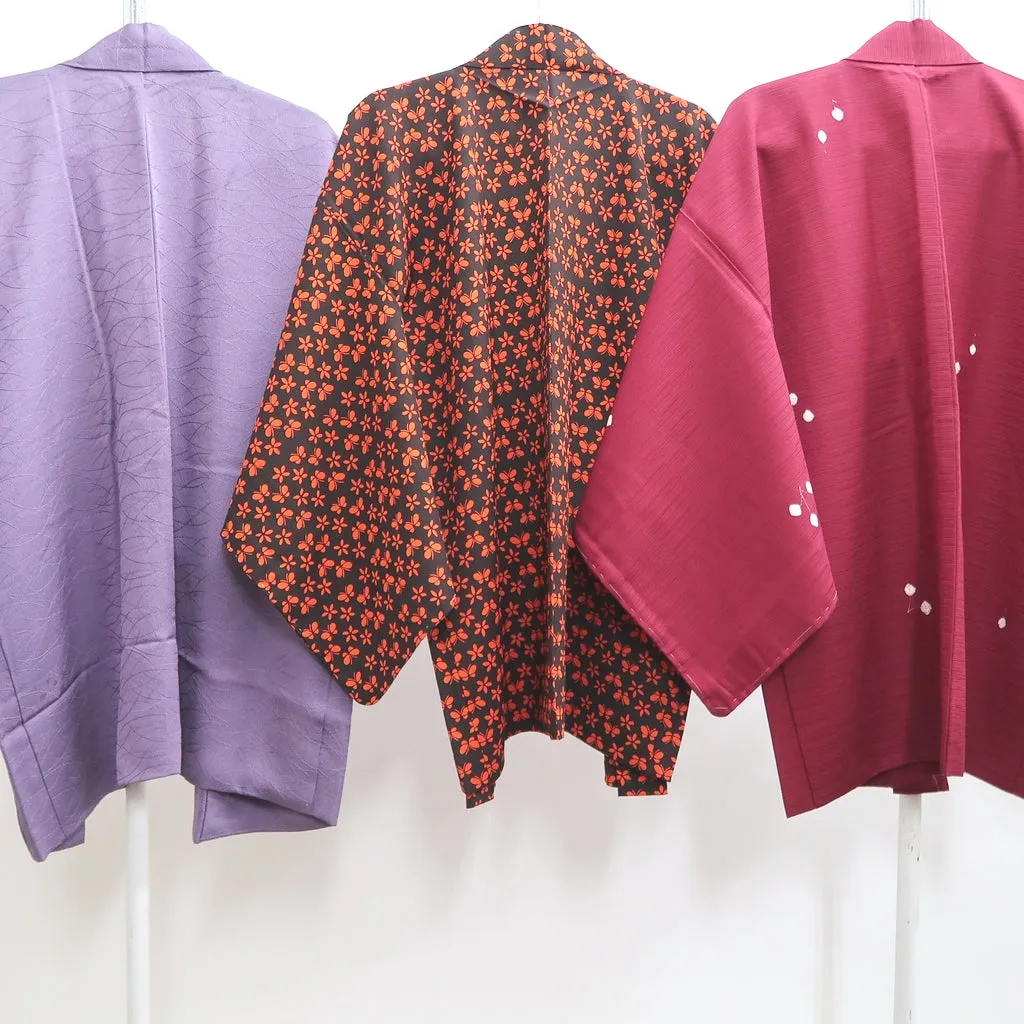 Bundle 15pcs Silk Haori Jacket Wholesale Bulk Free Shipping #566