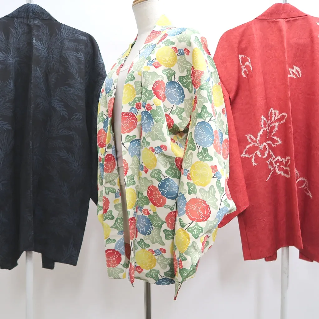 Bundle 15pcs Silk Haori Jacket Wholesale Bulk Free Shipping #566