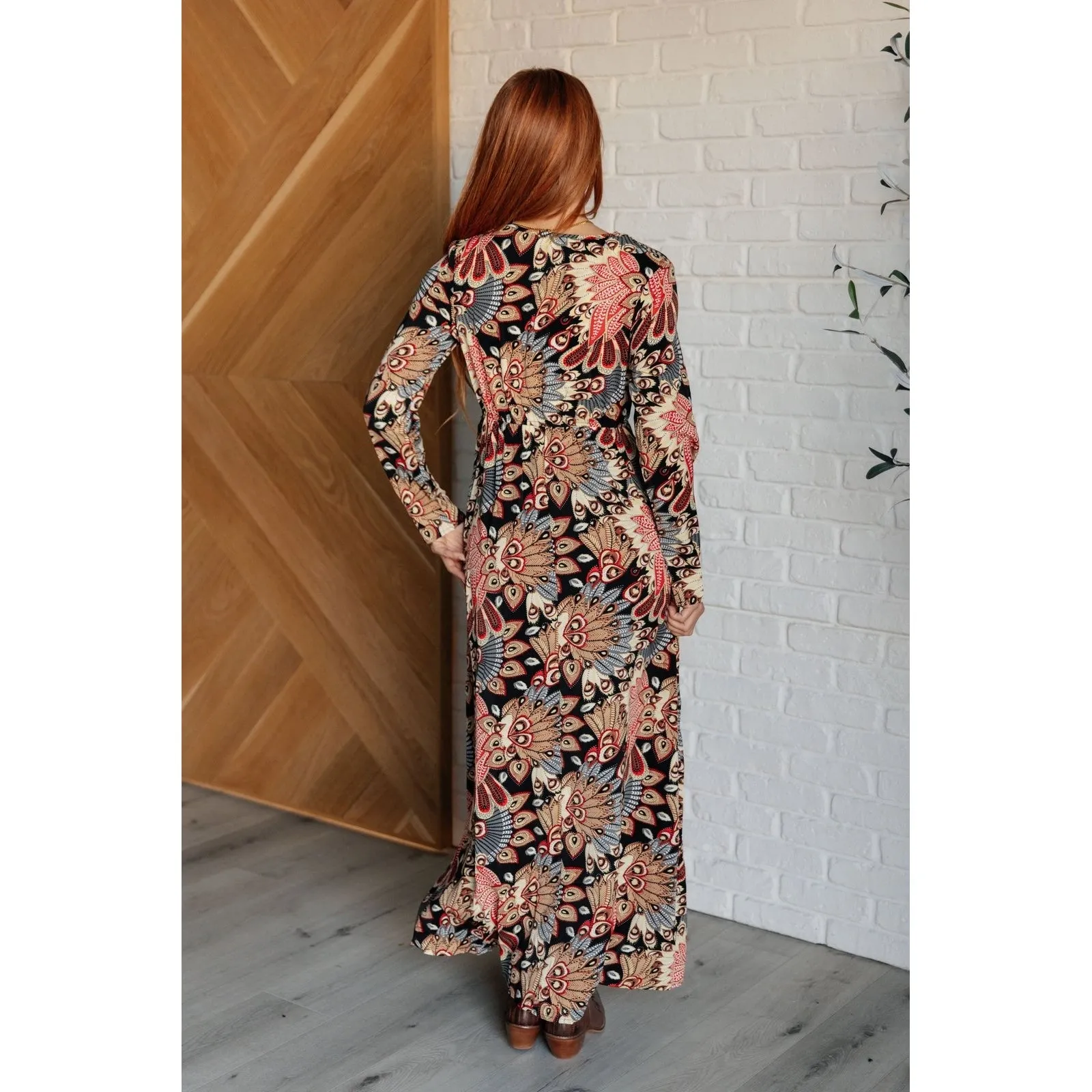Changes Faux Wrap Maxi Dress