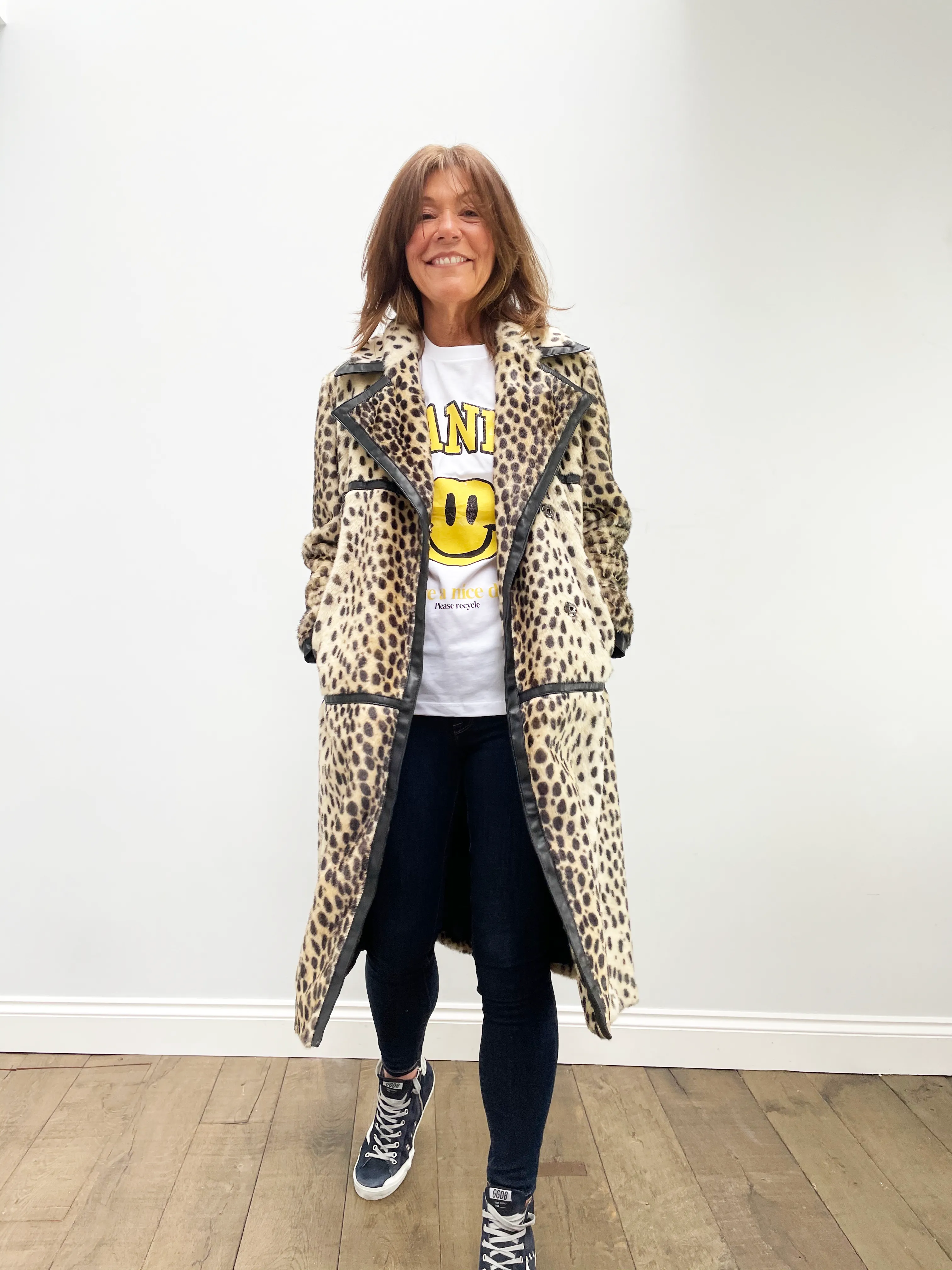 CS Dotty jacket in natural leopard