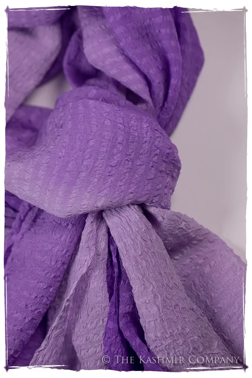 Dewberry Crush Organic Silk Scarf