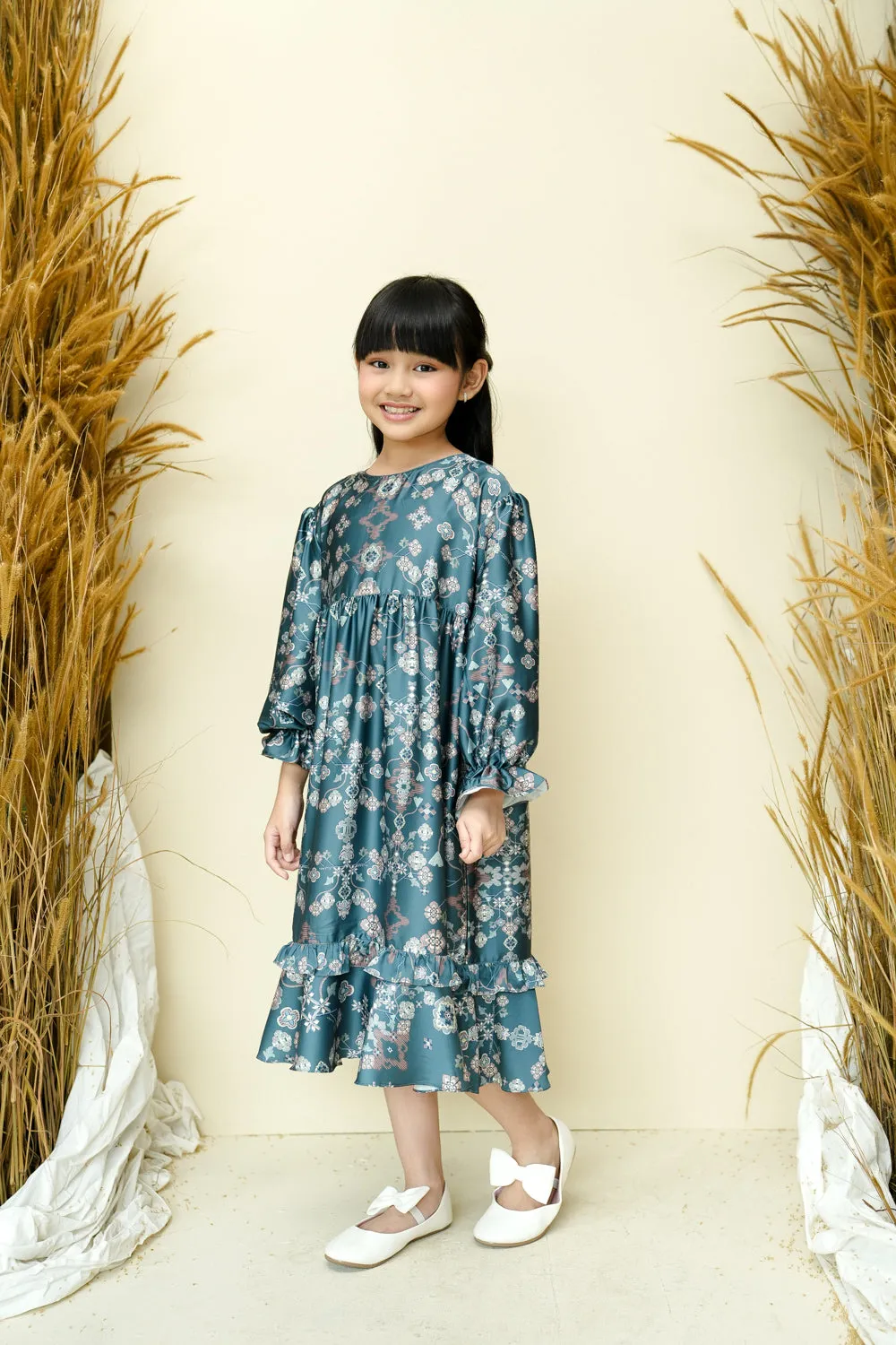 Dumai Dress Girl Emerald