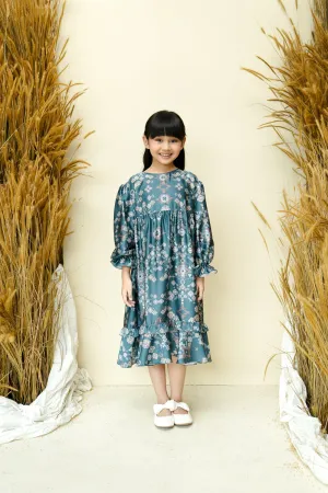 Dumai Dress Girl Emerald