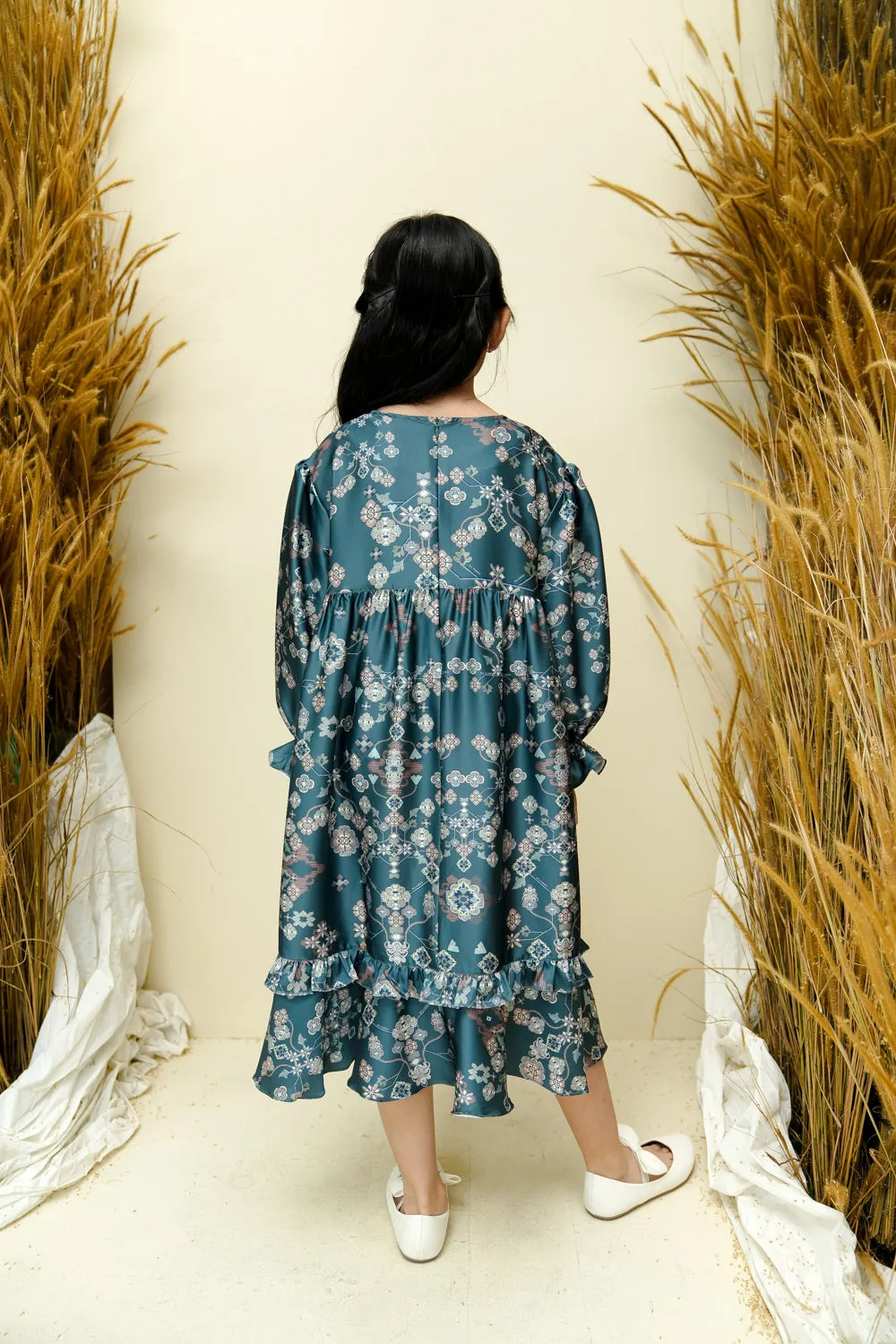 Dumai Dress Girl Emerald