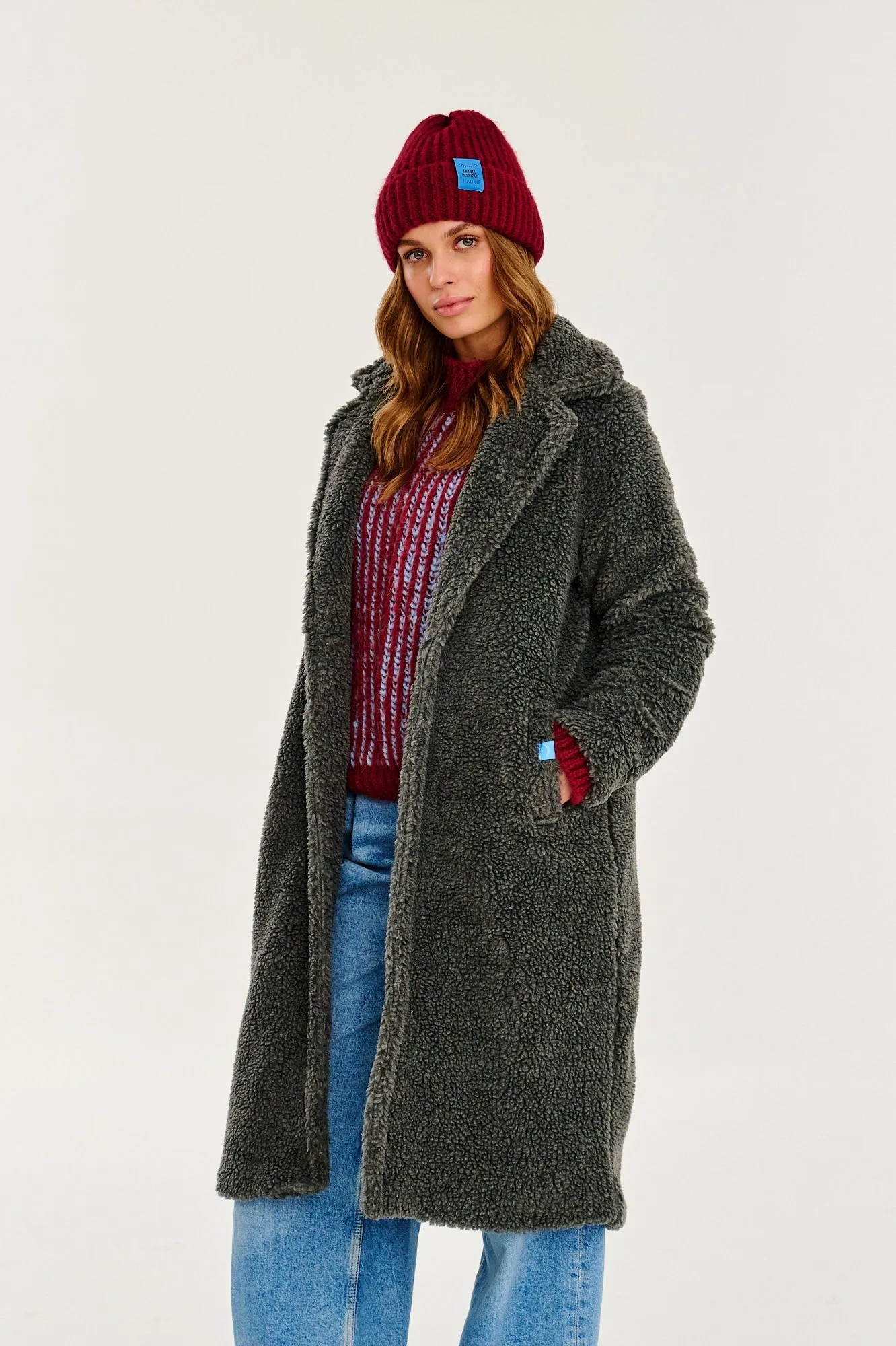 Frosty Glow Teddy Coat