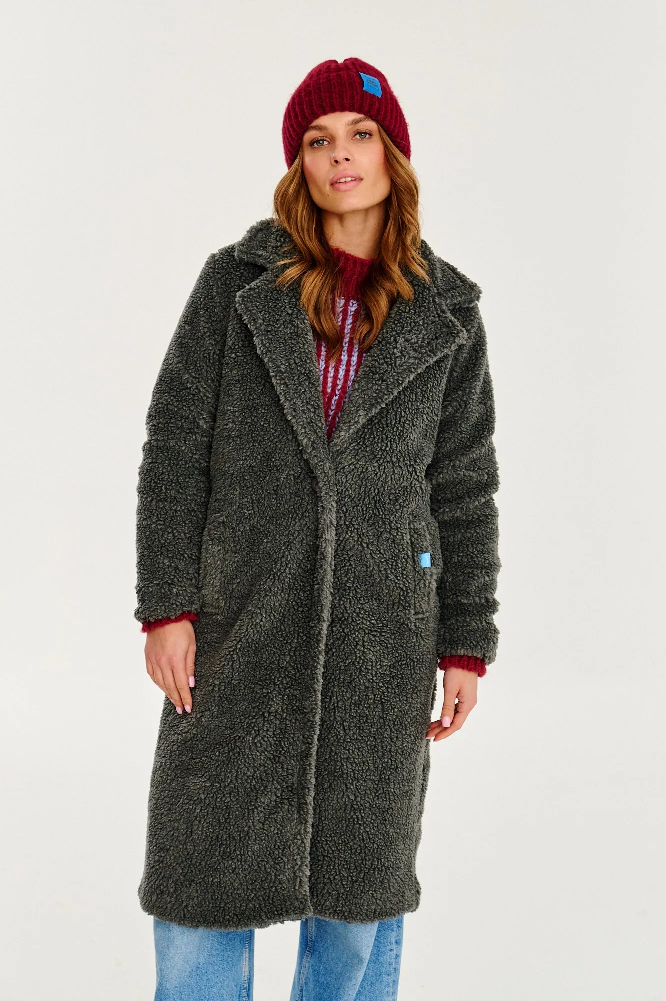 Frosty Glow Teddy Coat