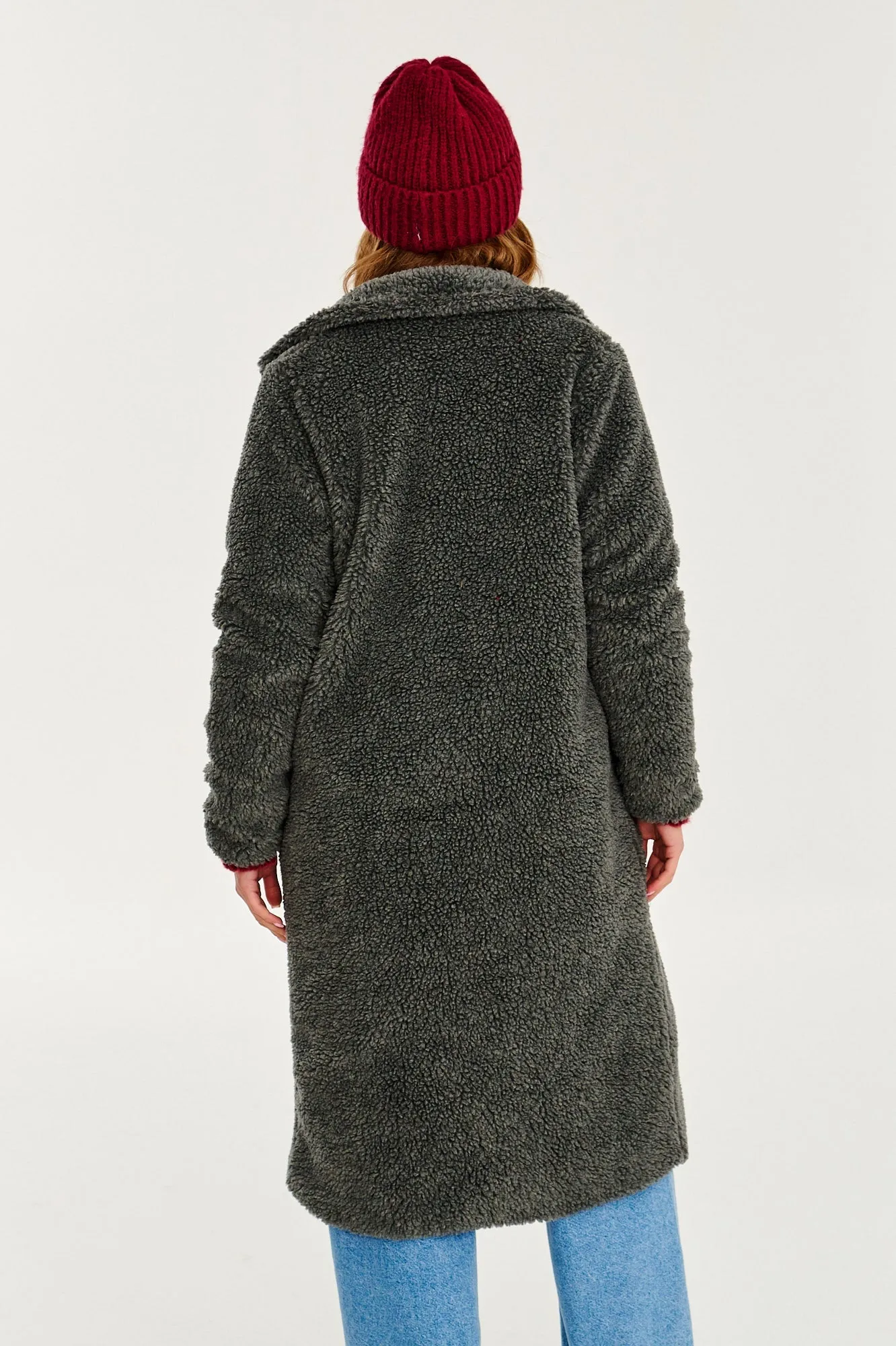 Frosty Glow Teddy Coat