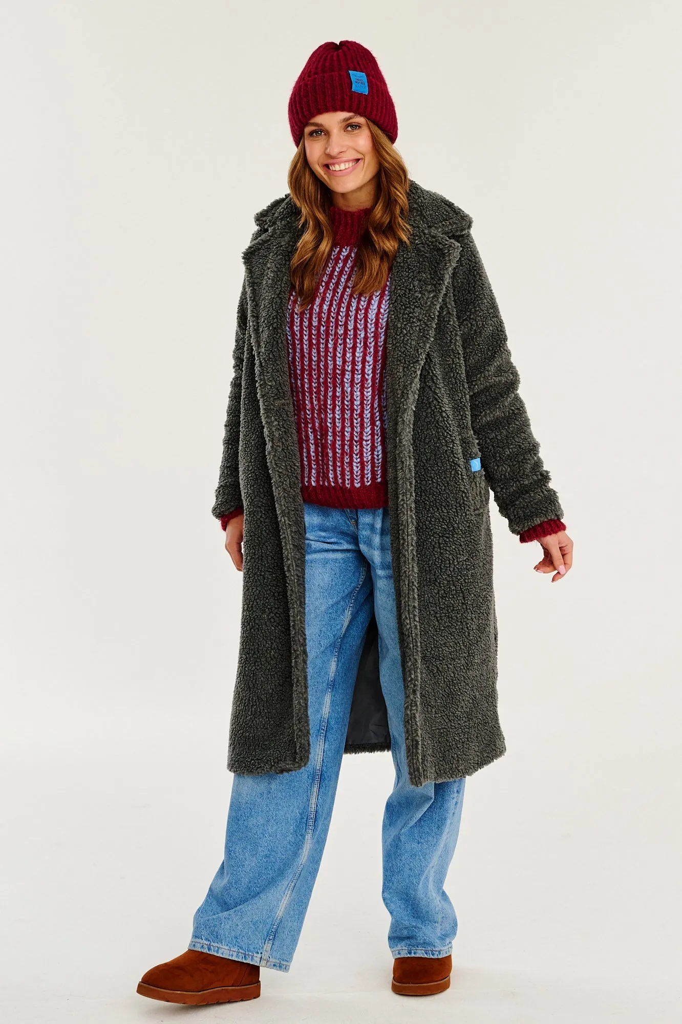 Frosty Glow Teddy Coat