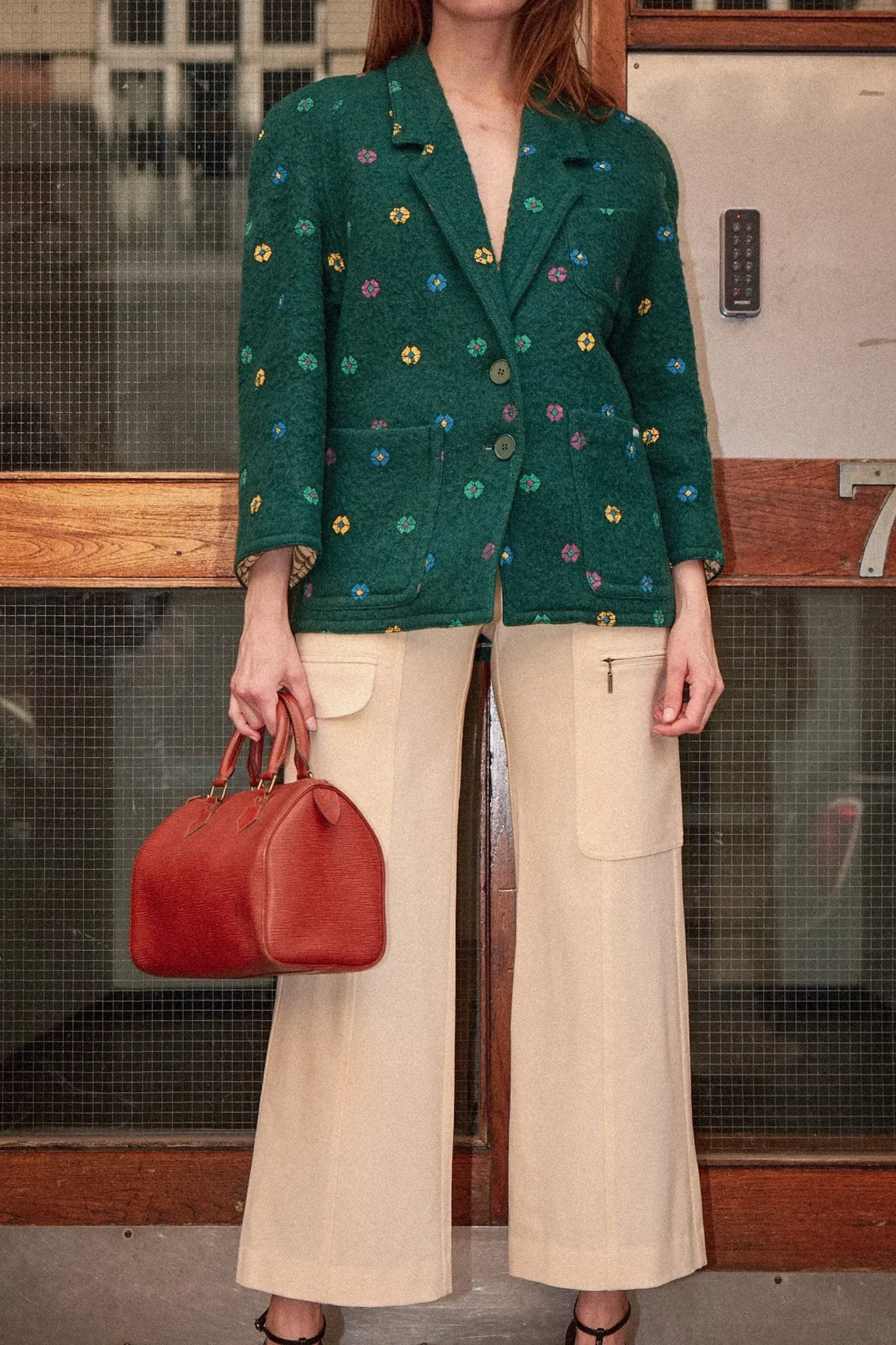 Green Wool Blazer