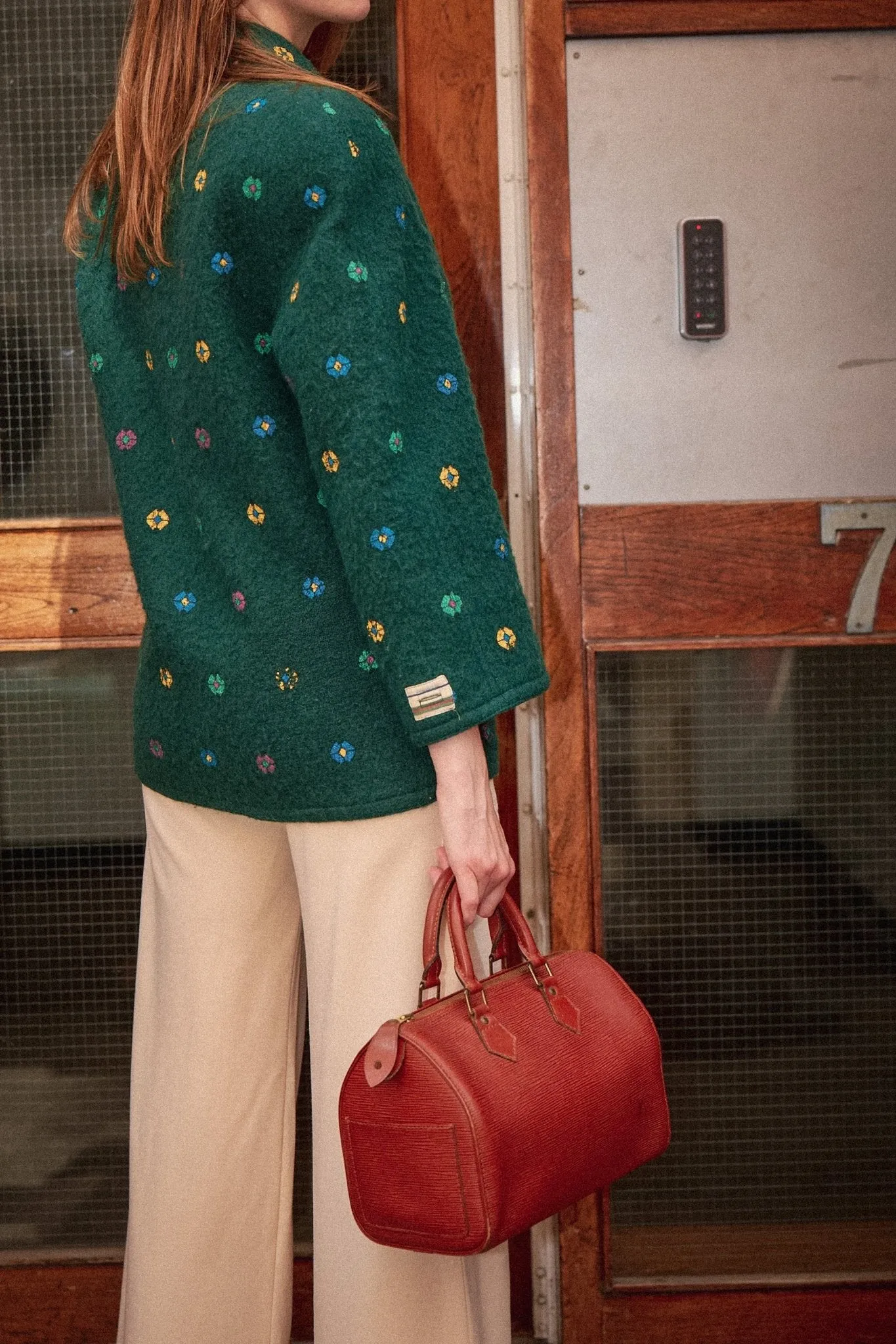 Green Wool Blazer