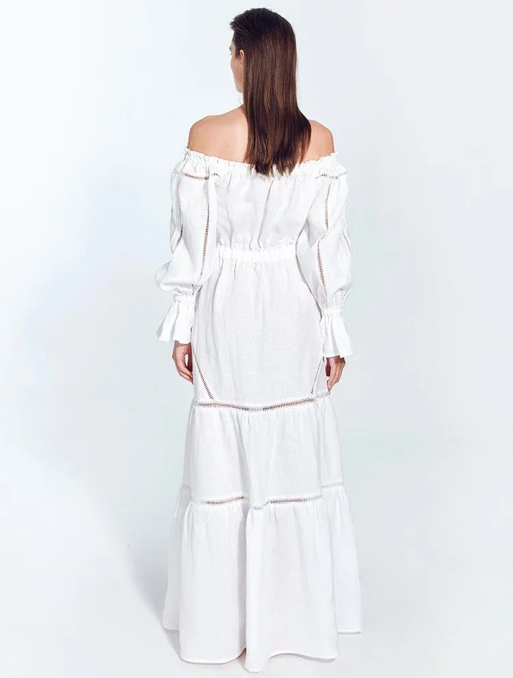 Jealine White Dress