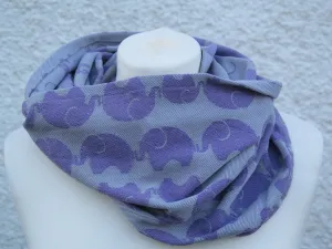 KahuBaby woven wrap infinity scarf, Yaro Elephants