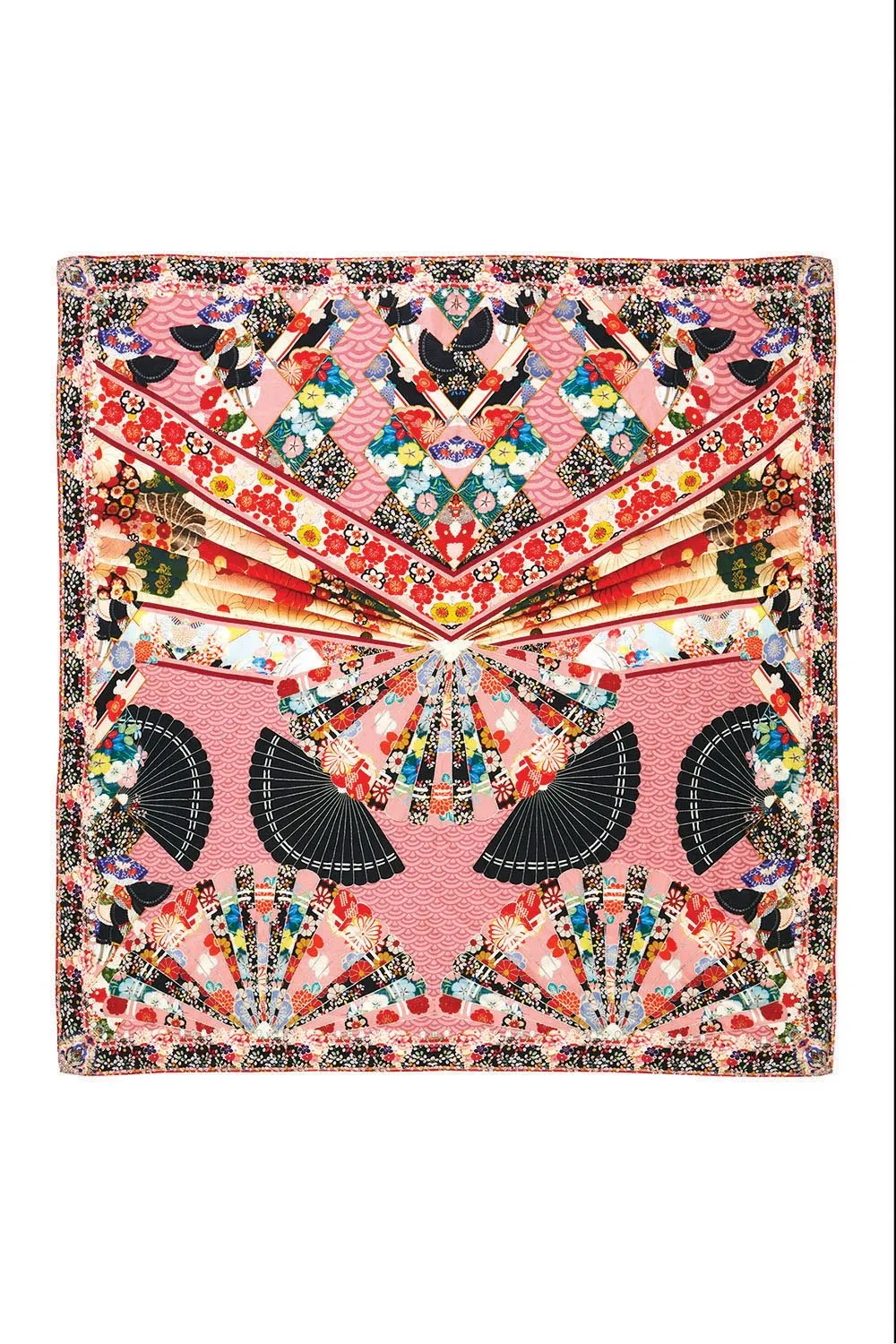LARGE SQUARE SCARF POSTCARDS FROM MARS