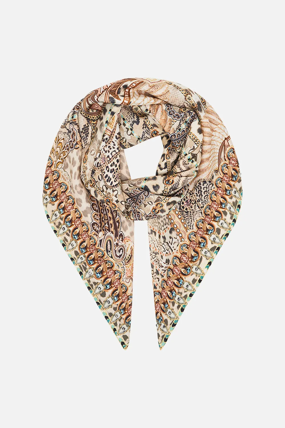 LARGE SQUARE SCARF THE THRONE ROOM