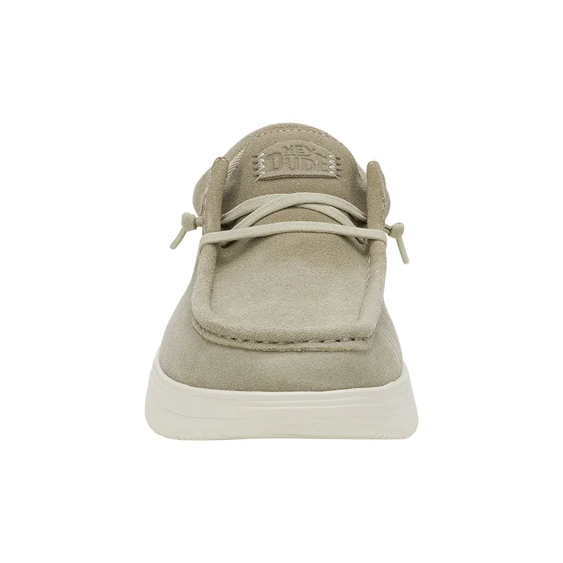 Men's Wally Comf Suede Stone Grey/Silver Birch