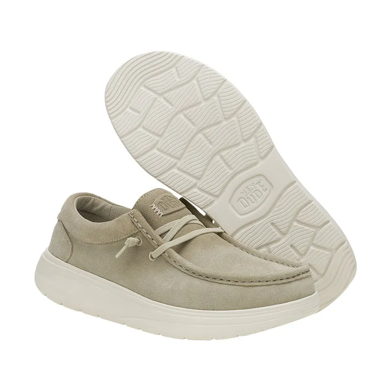 Men's Wally Comf Suede Stone Grey/Silver Birch