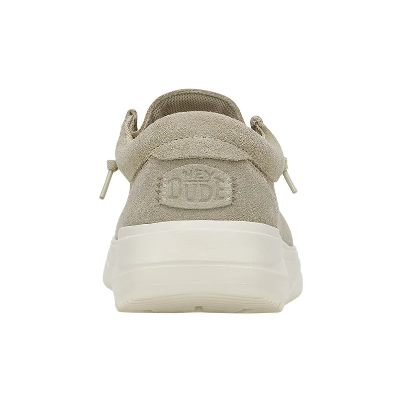 Men's Wally Comf Suede Stone Grey/Silver Birch