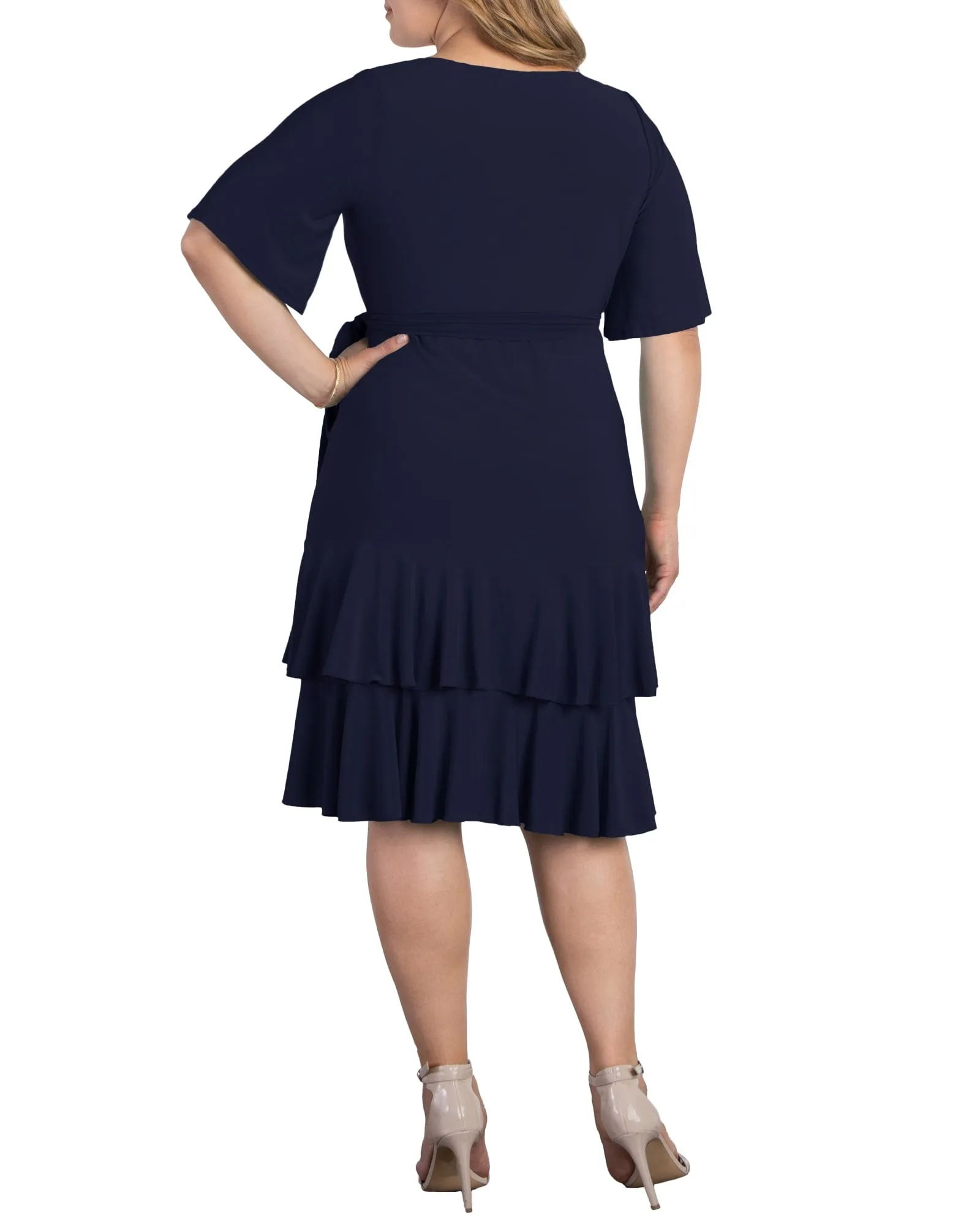 Miranda Wrap Dress | NOUVEAU NAVY