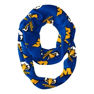 Morehead State Eagles Repeat Logo Game Day Collegiate Women Light Weight Ultra Soft Infinity Scarf by Vive La Fete