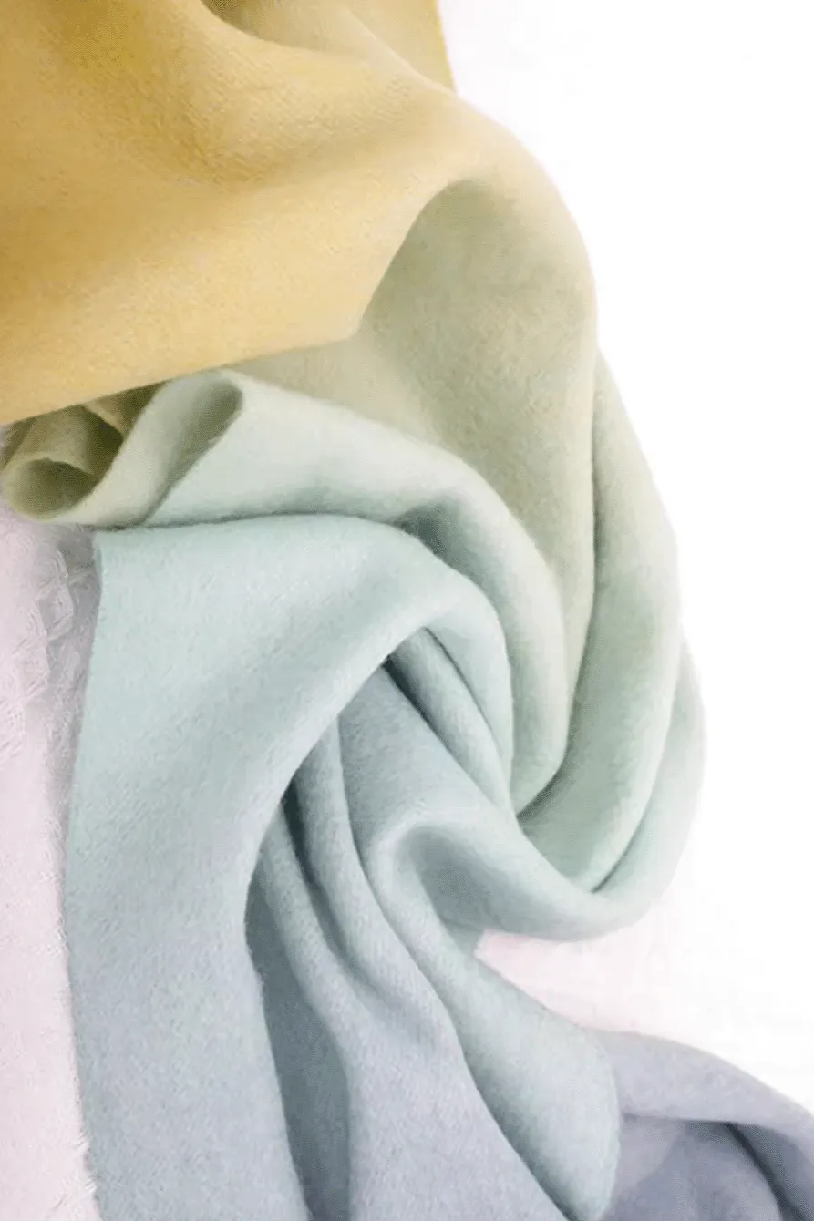 Ombre 100 Wool Fringe Scarf