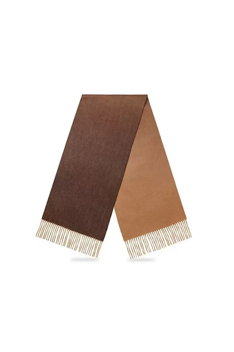 Ombre 100 Wool Fringe Scarf
