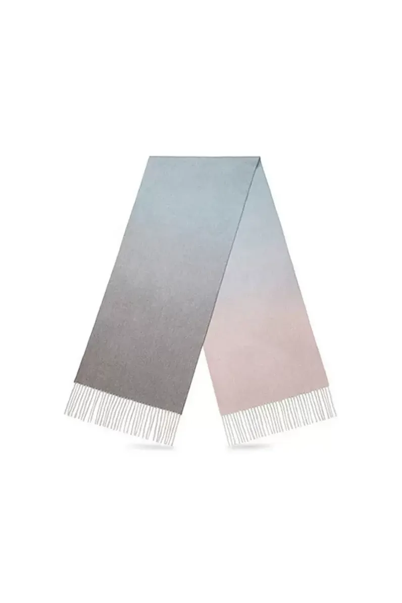 Ombre 100 Wool Fringe Scarf