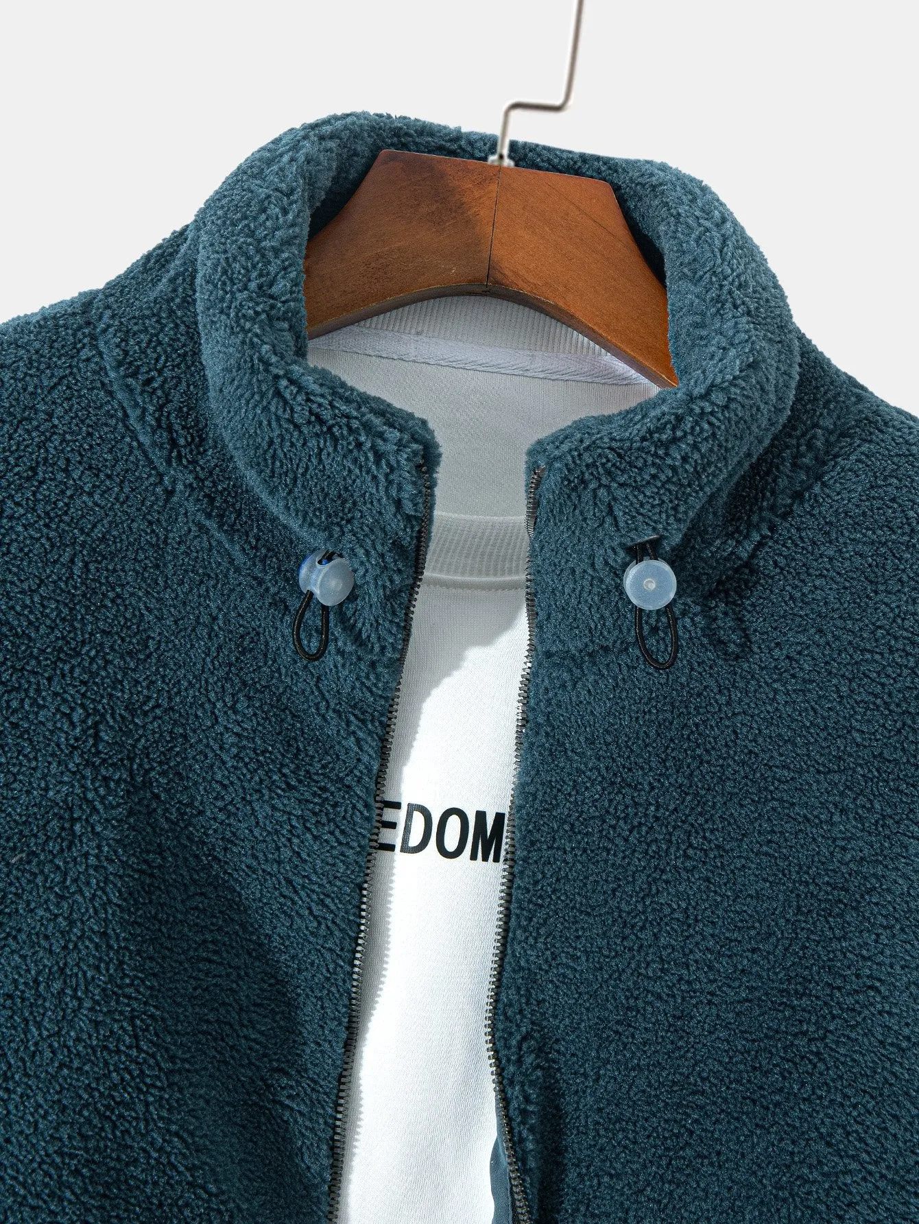 Quilted Lined Teddy Coat