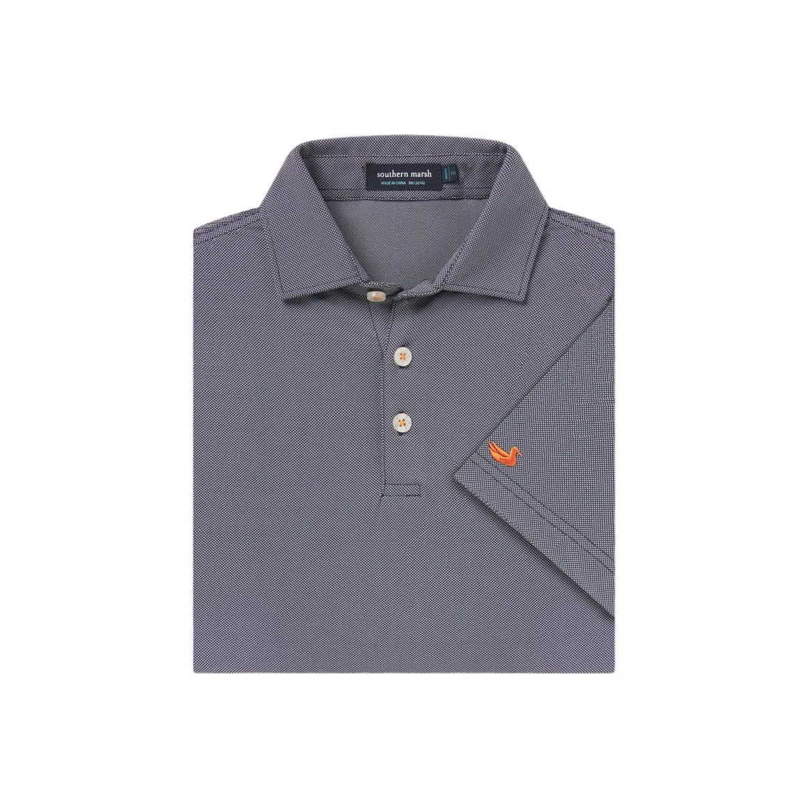 Southern Marsh Youth Varsity Performance Polo Navy W/Orange YPVSP 5107