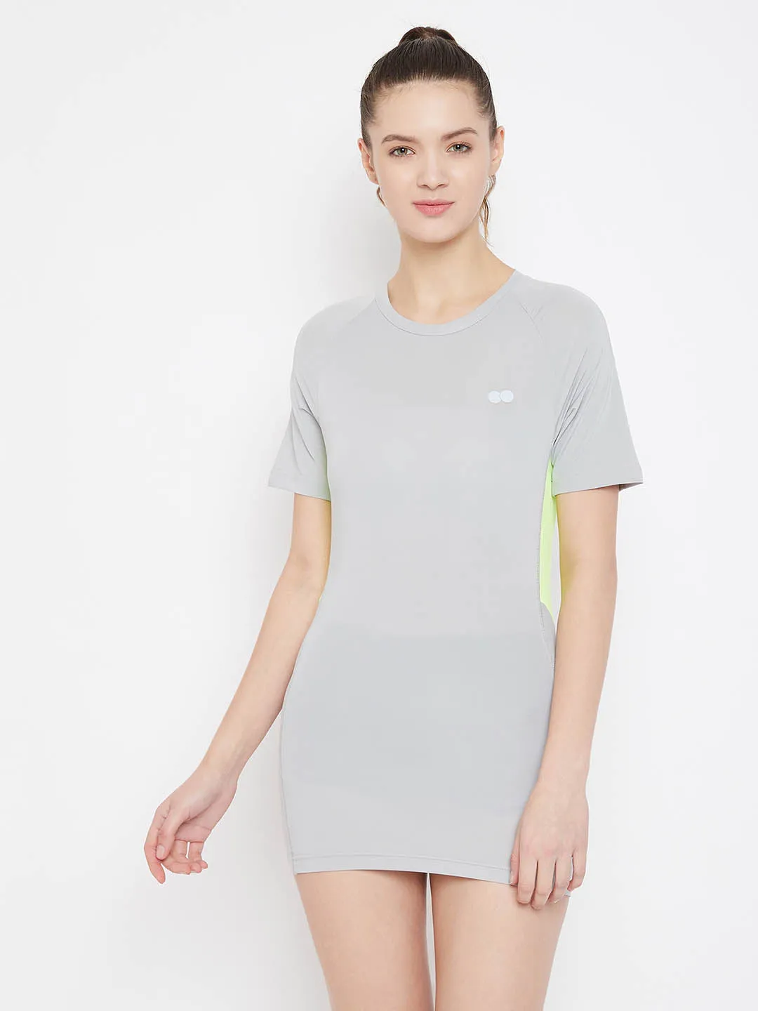 Sports T-Shirt Dress In Grey