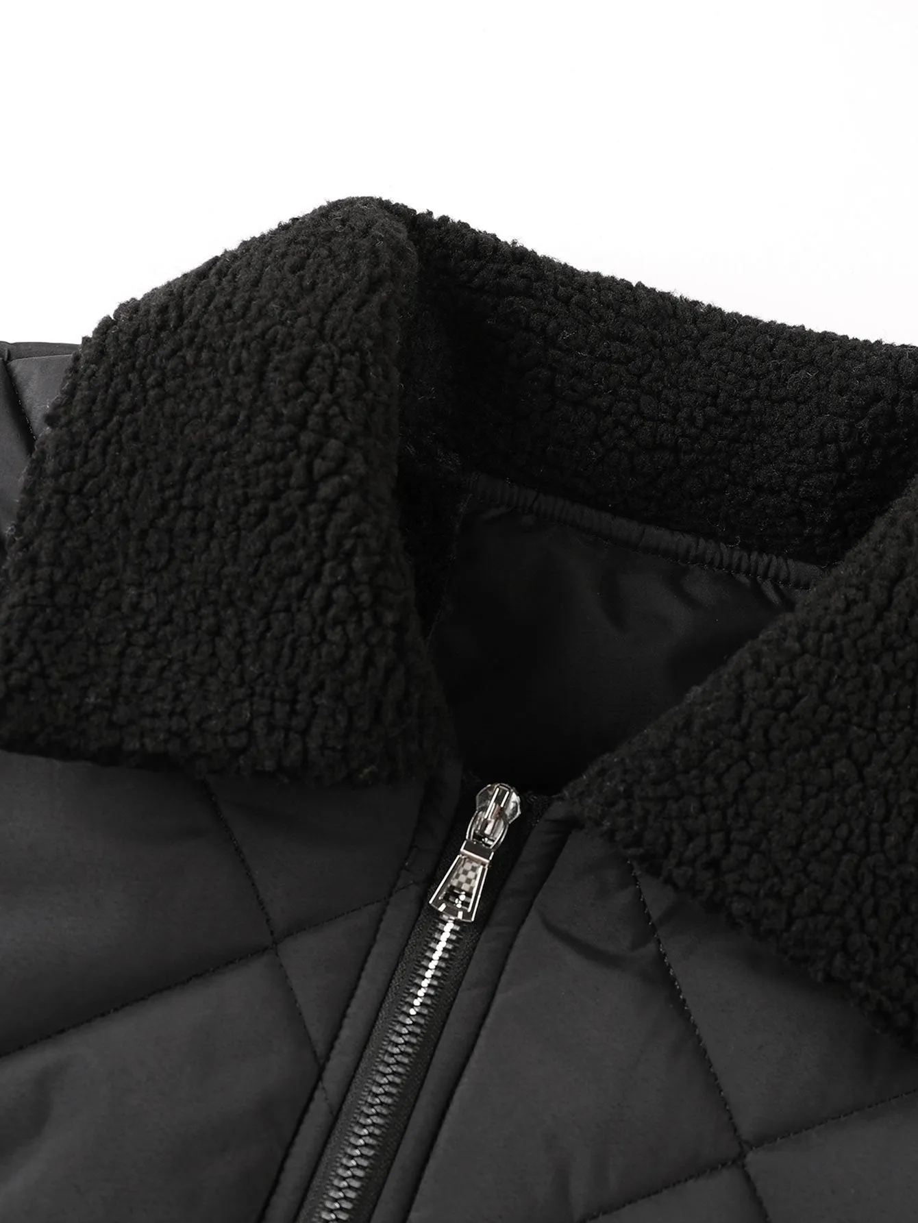 Teddy Lined Quilted Jacket