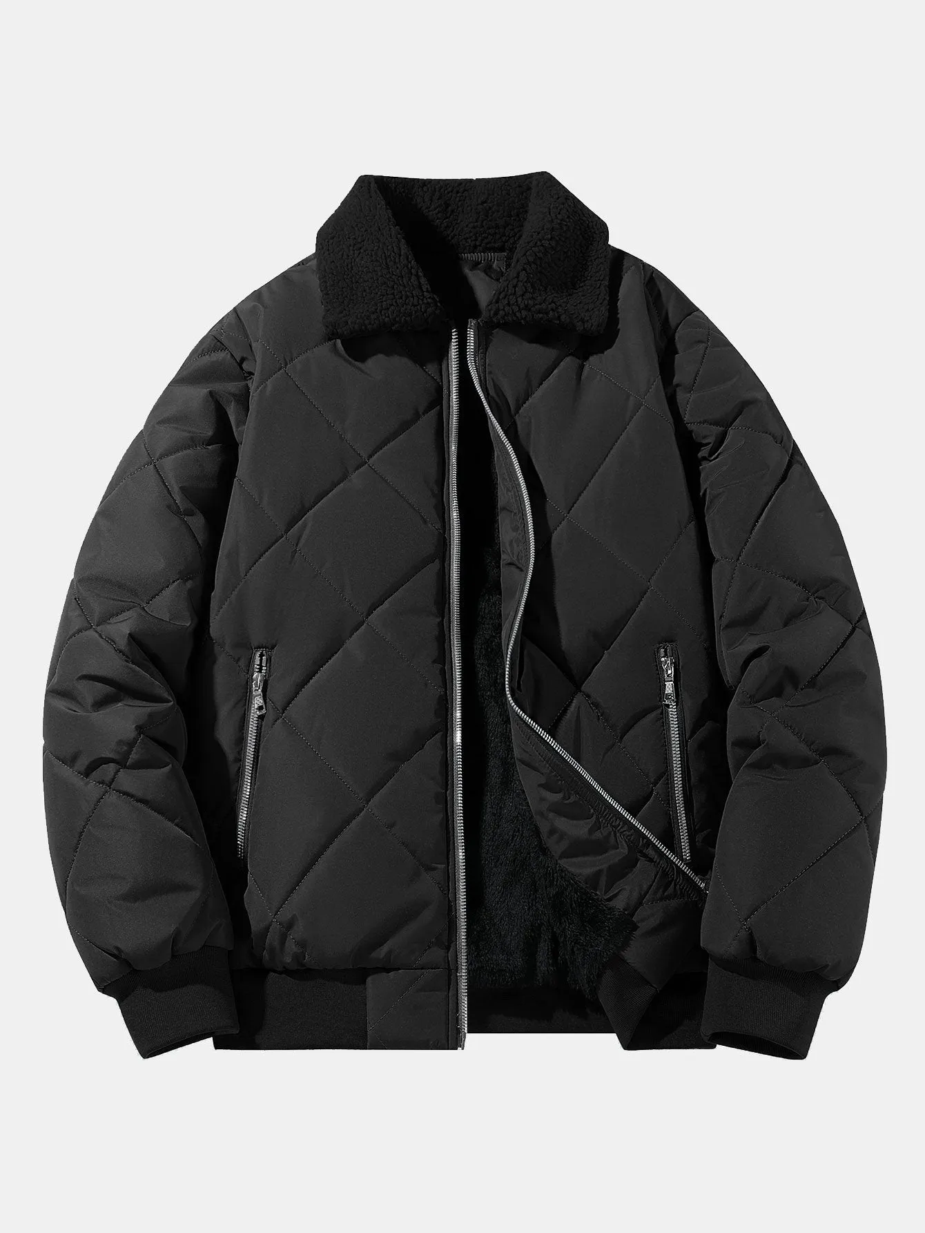 Teddy Lined Quilted Jacket