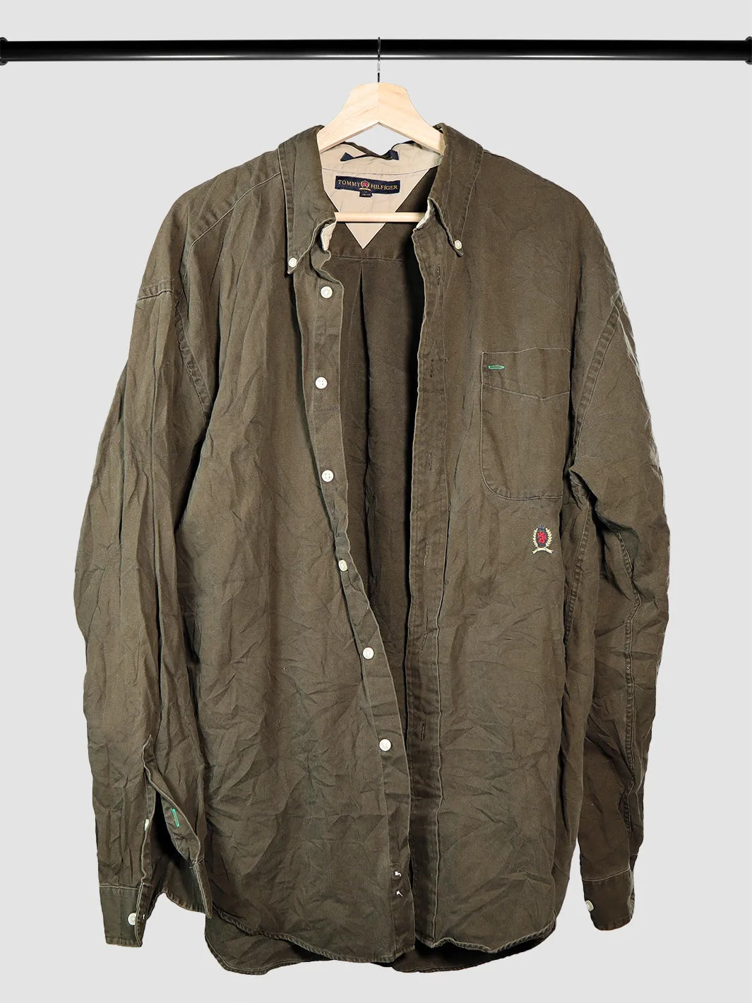 Tommy Hilfiger Vintage Button-Down Shirt (XL)