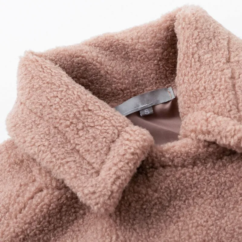 Women's Autumn/Winter Casual Fluffy Coat With Zippers