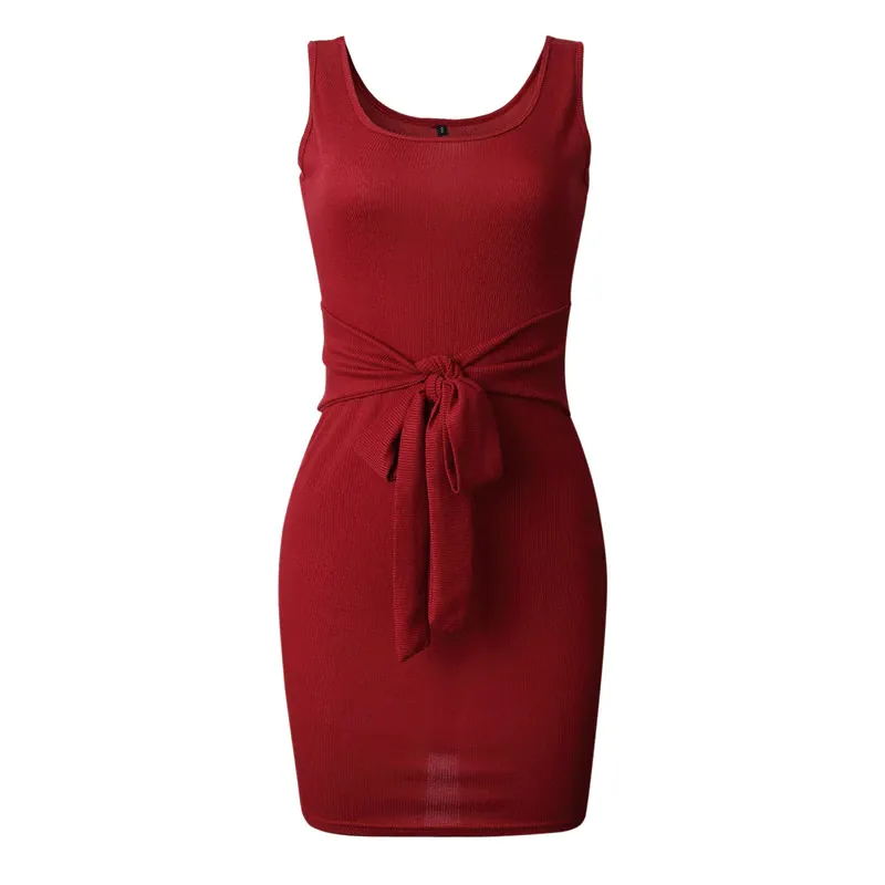 Women's Summer Casual High-Waist A-Line Mini Dress