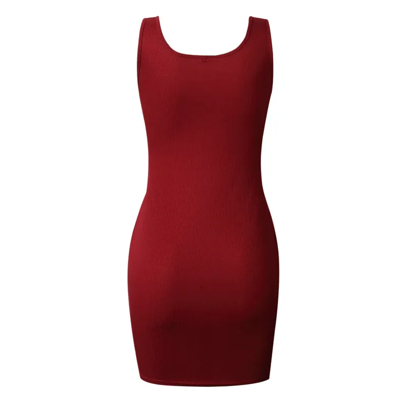 Women's Summer Casual High-Waist A-Line Mini Dress