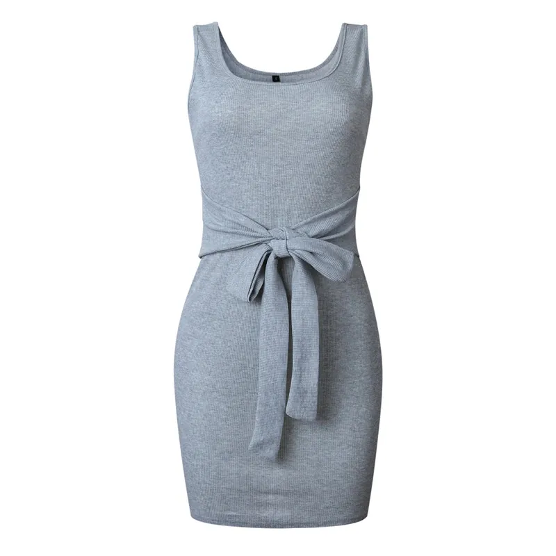 Women's Summer Casual High-Waist A-Line Mini Dress