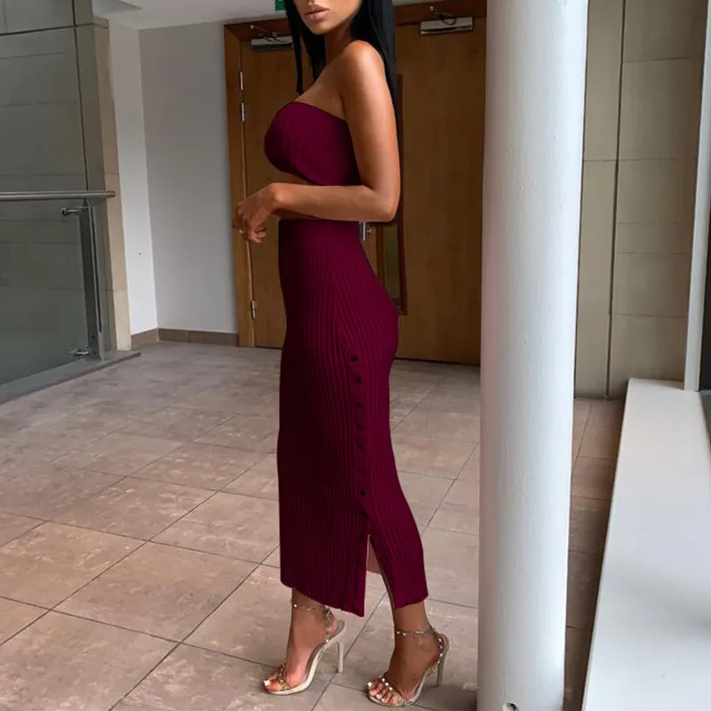 Women's Summer Casual Sheath Off-Shoulder Two-Piece Dress