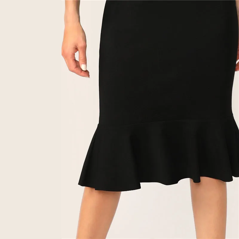 Women's Summer One-Shoulder Sheath Midi Dress