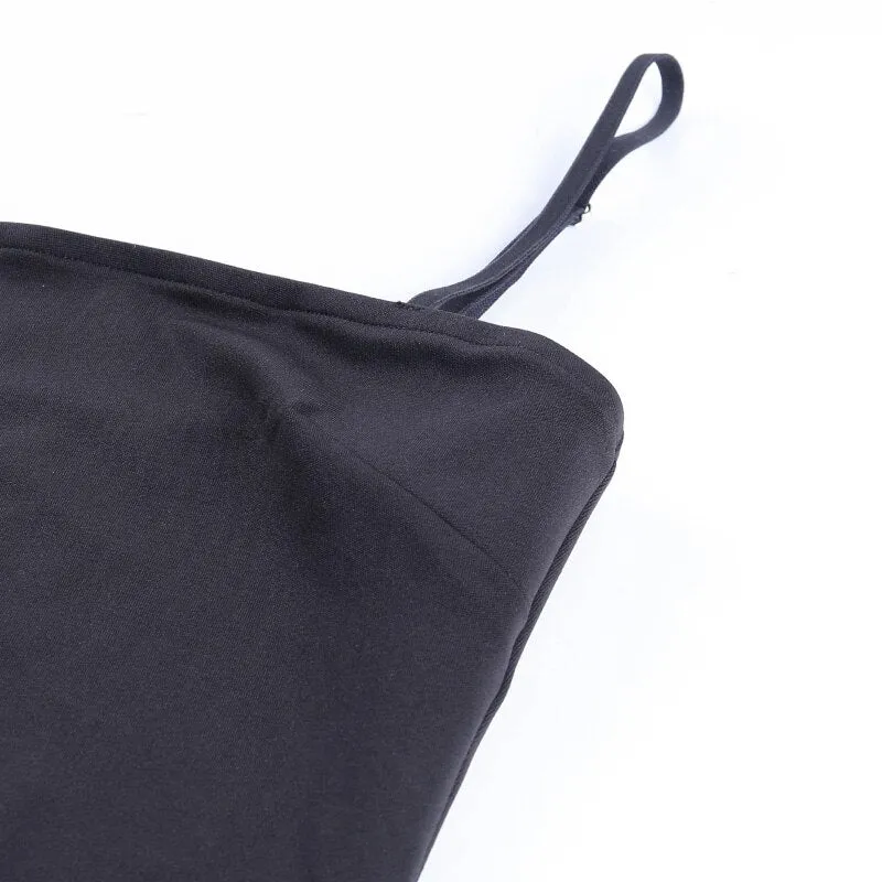 Women's Summer Sleeveless Skinny Elastic Mini Dress